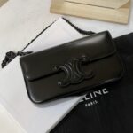 씨라인 (블랙프라임) 블랙 체인 미니백 전체 가죽 금속 체인 199243