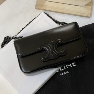 씨라인 (블랙프라임) 블랙 체인 미니백 전체 가죽 금속 체인 199243