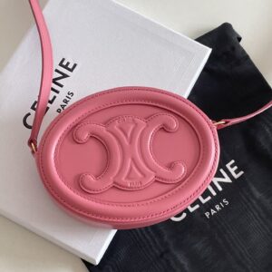 셀린느 (블랙프라임) 미니 C 백 크로스백 소형 레더 블랙프라임 핑크