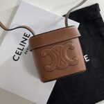 셀린느 (블랙프라임) 미니 스퀘어 백 Mini 레더 블랙프라임 카라멜 브라운 199263