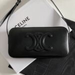 셀린느 (블랙프라임) 카메라백 크로스백 레더 블랙 199183