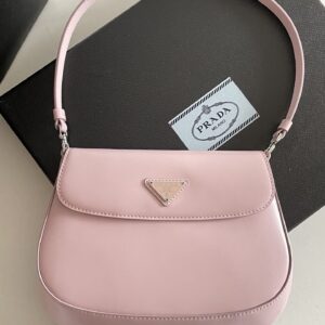 프라다 (블랙프라임) 클레오 미니 호보백 Mini 레더 핑크 BD311