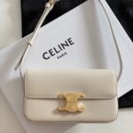 셀린느 (블랙프라임) 트리옴프 크로스백 레더 블랙프라임 아이보리 194143