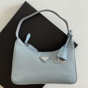 프라다 (블랙프라임) 호보 미니 나일론 백 호보백 Mini 나일론 블루 NE515