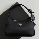 프라다 (블랙프라임) 호보백 나일론 블랙 NE515