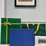 고야드 (리미티드) 세나파우치 고야딘 캔버스 리미티드 블루 8011