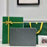 고야드 (리미티드) 세나파우치 고야딘 캔버스 리미티드 에디션 그레이 8011