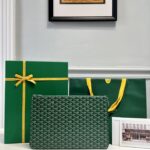 고야드 (리미티드) 세나파우치 고야딘 캔버스 리미티드 에디션 그린 8011