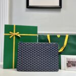 고야드 (리미티드) 세나 파우치 고야딘 캔버스 리미티드 네이비 8011