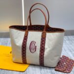 고야드 (리미티드) 생 루이 토트 쇼핑백 리미티드 고야딘 캔버스 로고 패턴 아이보리 8037