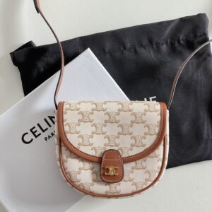 셀린느 (블랙프라임) 미니 마르시 숄더백 Mini 레더 블랙프라임 아이보리 196702