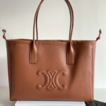 셀린느 (블랙프라임) 드로우탑 토트백 레더 블랙프라임 브라운 199973