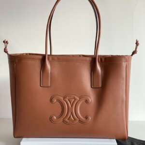 셀린느 (블랙프라임) 드로우탑 토트백 레더 블랙프라임 브라운 199973