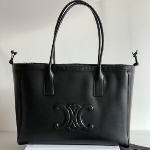 셀린느 (블랙프라임) 드로우탑 토트백 레더 블랙프라임 블랙 199973