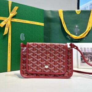 고야드 (리미티드) 플루메 미니 크로스백 Mini 고야딘 캔버스 리미티드 에디션 레드 8015