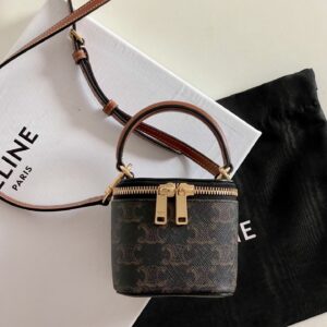 셀린느 (블랙프라임) 블랙프라임 미니 백팩 Mini 레더 고급스러운 디자인 다크 브라운