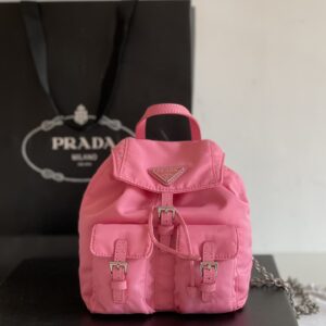 프라다 (블랙프라임) 미니 숄더백 Mini 나일론 핑크 BH029