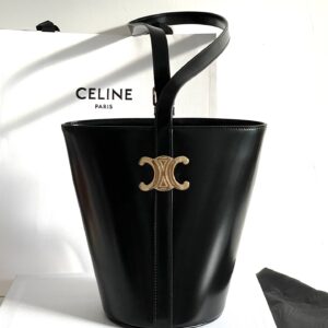 셀린느 (블랙프라임) 카이세르 버킷백 레더 블랙프라임 블랙 199913