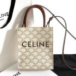 셀린느 (블랙프라임) 미니 카바스 토트 토트백 Mini 레더 블랙프라임 아이보리 194372