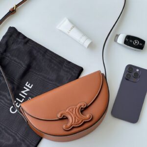 셀린느 (블랙프라임) 바사체 크로스백 레더 블랙프라임 월넛