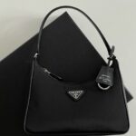 프라다 (블랙프라임) 나일론 호보백 나일론 블랙 NE204