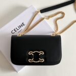 셀린느 (블랙프라임) 루프 디자인 숄더백 레더 루프 디자인 블랙 199813