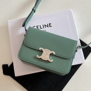 셀린느 (블랙프라임) 트리옴프 미디움 숄더백 미디움 가죽 블랙프라임 그린 188423