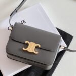 셀린느 (블랙프라임) 트리옴프 미디움 숄더백 미디움 가죽 블랙프라임 그레이 188423