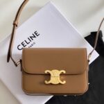 셀린느 (블랙프라임) 트리옴프 미디움 숄더백 미디움 가죽 블랙프라임 카라멜 브라운 188423