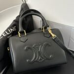 셀린느 (블랙프라임) 트리옴프 보스턴백 토트백 레더 블랙프라임 블랙 197583