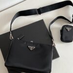 프라다 (블랙프라임) 리나일론 숄더백 나일론 블랙 VH113