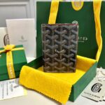 고야드 (리미티드) 생 피에르 지갑 고야딘 캔버스 리미티드 에디션 블랙 8506