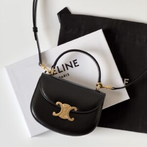 셀린느 (블랙프라임) 베사체 미니 크로스백 Mini 레더 블랙 0L063