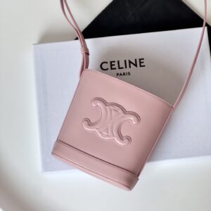 셀린느 (블랙프라임) 미니 물통 가방 Mini 레더 블랙프라임 핑크 0L433