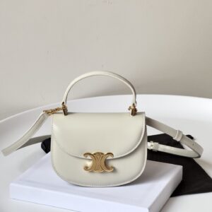 셀린느 (블랙프라임) 베사체 미니 크로스백 Mini 레더 크림 0L063