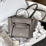 셀린느 (블랙프라임) 벨트 피코 미니 미니백 Mini 레더 그레이 194263