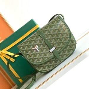 고야드 (리미티드) 리미티드 단추 우편 가방 크로스백 고야딘 캔버스 한정판 아보카도 그린 8021