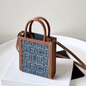 셀린느 (블랙프라임) 블랙프라임 토트백 카라멜 데님 데님 로고 패턴 카라멜 194372