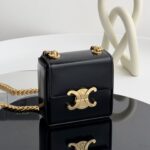 셀린느 (블랙프라임) 미니 체인백 크로스백 Mini 레더 블랙프라임 블랙 113253