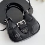 프라다 (블랙프라임) 문 백 토트백 레더 블랙 BA381