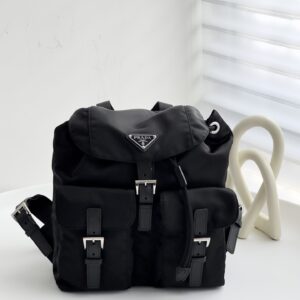 프라다 (블랙프라임) 리사이클 나일론 미니 백팩 Mini 리사이클 나일론 블랙 BZ677