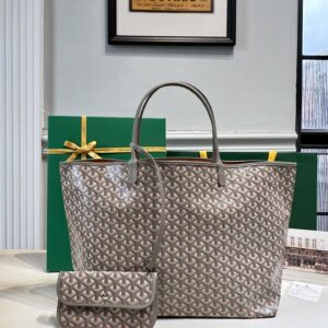 고야드 (리미티드) 클레어 보이 토트백 미디움 캔버스 패턴 그레이 핑크 8008