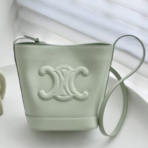 셀린느 (블랙프라임) 스몰 버킷 백 토트백 소가죽 블랙프라임 그린 198243