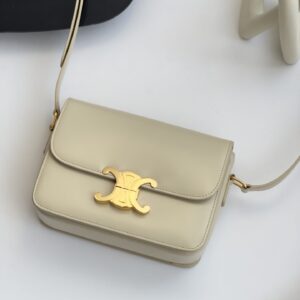 셀린느 (블랙프라임) 트리옴프 미니 크로스백 Mini 레더 블랙프라임 라이트 그레이 188423