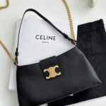 셀린느 (블랙프라임) 윌턴 클러치 레더 블랙 113673