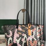 고야드 (리미티드) 세인트 루이 미니 토트백 Mini 고야딘 캔버스 카모 플라워 핑크 8002