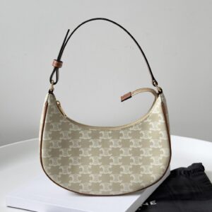 셀린느 (블랙프라임) 아바 숄더백 레더 블랙프라임 베이지 193952