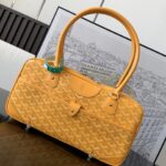 고야드 (리미티드) 리미티드 빈티지 바게트 백 고야딘 캔버스 빈티지 노란색 8035