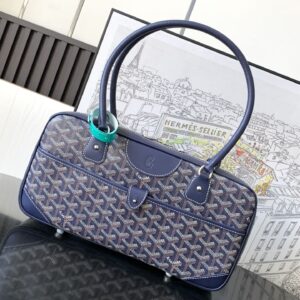 고야드 (리미티드) 리미티드 빈티지 바게트백 고야딘 캔버스 빈티지 패턴 화이트 8035