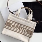 셀린느 (블랙프라임) 제직 스트라이프 캔버스 백 토트백 캔버스 스트라이프 베이지 199162